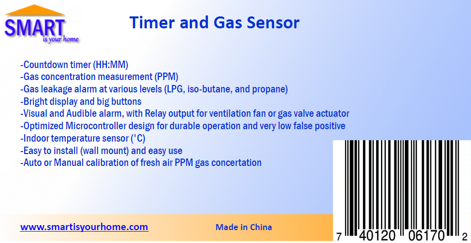 Timer and Gas Sensor - Image 2